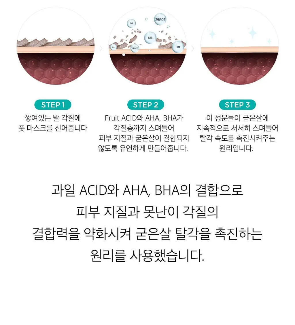 [발허물팩]아리얼 스무스앤퓨어 풋 필링 마스크 상세페이지 17
